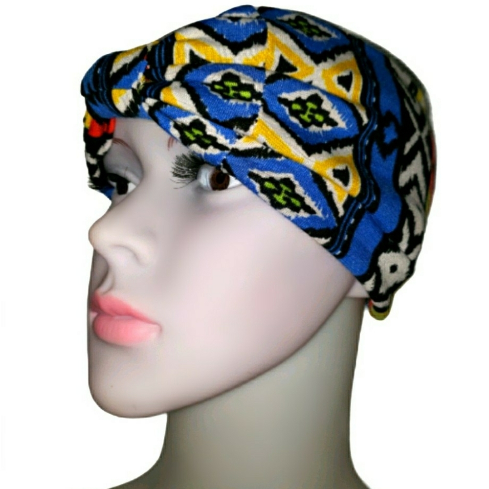 Boho Tribal Retro Spring Headband Beach Swim Gym